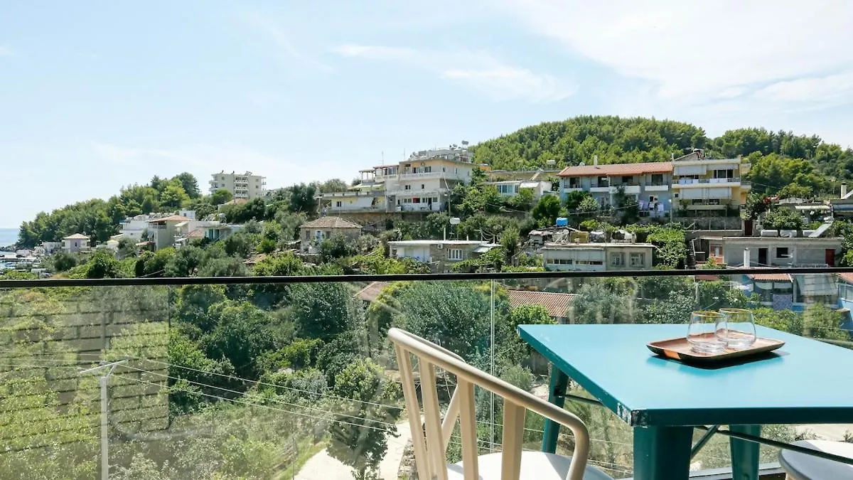 Appartement Superb Studio 2Min To Beach With Parking And Sea View Himare